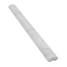 1 x 12 Polished Bianco Carrara Marble Quarter Round Trim.