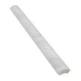 1 x 12 Polished Bianco Carrara Marble Quarter Round Trim.