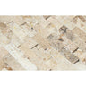 1 x 2  Split-faced Philadelphia Travertine Brick Mosaic Tile.