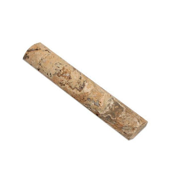 1 x 6 Honed Scabos Travertine Quarter Round Trim.