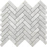 ROCKART HERRINGBONE MARBLE MOSAIC 12X12.