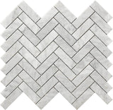 ROCKART HERRINGBONE MARBLE MOSAIC 12X12.