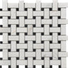 ROCKART BASKET WEAVE MARBLE BW MOS 12X12.
