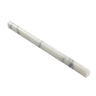 1/2 x 12 Honed Calacatta Gold Marble Pencil Liner.