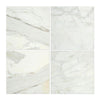 12 x 12 Polished Calacatta Gold Marble Tile.