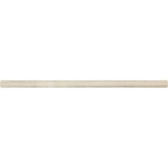 1/2 x 12 Polished Crema Marfil Marble Pencil Liner.