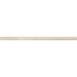 1/2 x 12 Polished Crema Marfil Marble Pencil Liner.