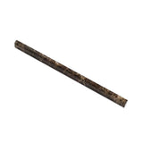 1/2 x 12 Polished Emperador Dark Marble Pencil Liner.
