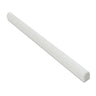 1/2 x 12 Polished Thassos White Marble Pencil Liner.