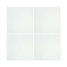 12 x 12 Polished Thassos White Marble Tile.