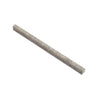 1/2 x 12 Tumbled Silver Travertine Pencil Liner.