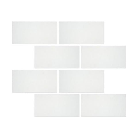 12 x 24 Honed Thassos White Marble Tile.