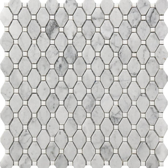 ROCKART SMALL MARBLE RHOMBUS MOSAIC 12X12.