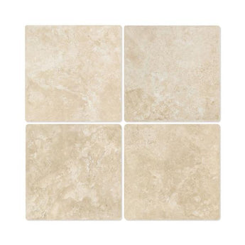 16 x 16 Tumbled Durango Travertine Tile.