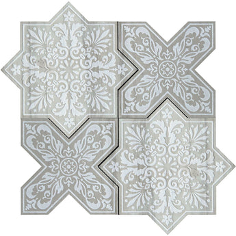 PANTHEON  Grey stone Mosaic Tile.