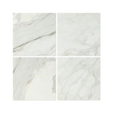 18 x 18 Honed Calacatta Gold Marble Tile.