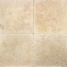 18 x 18 Tumbled Ivory Travertine Tile.