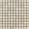 1 x 1 Polished Crema Marfil Marble Mosaic Tile.