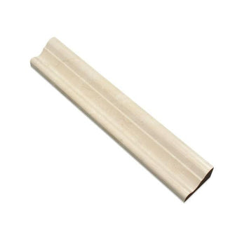 2 x 12 Polished Crema Marfil Marble Crown Molding.