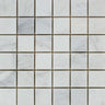 2 x 2 Honed Oriental White Marble Mosaic Tile.