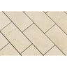 2 x 4 Polished Crema Marfil Marble Brick Mosaic Tile.
