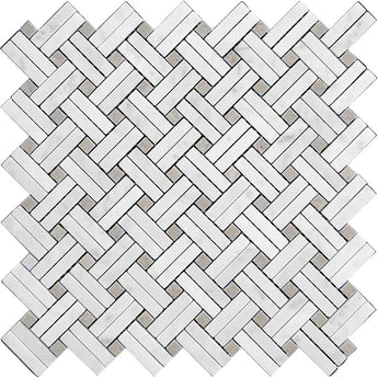 MARBELLA Andalusia Bianco Carrara / Eastern Beige Mosaic Tile.