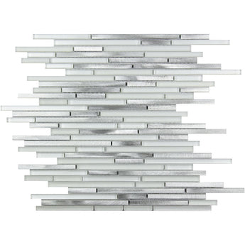 CASCADES STAINLESS glass, metal Mosaic Tile.