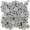 ALASKA GLACIER SPARKLE glass, stone Mosaic Tile.
