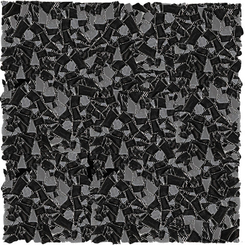 GEMS BLACK DIAMOND glass Mosaic Tile.