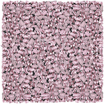 GEMS ROSE QUARTZ glass Mosaic Tile.