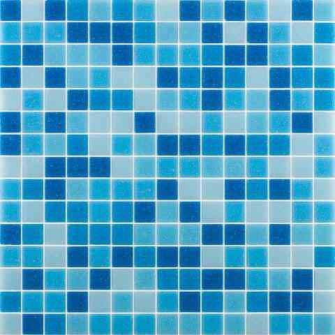 MIX 0.8" CES/125(m) Glass Mosaic Tile.