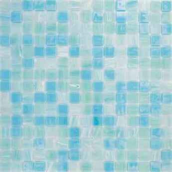 MIX 0.8" Crete* Glass Mosaic Tile.