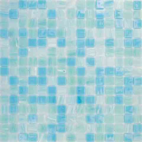 MIX 0.8" Crete* Glass Mosaic Tile.