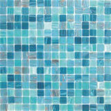 MIX 0.8" Pool3(m) Glass Mosaic Tile.