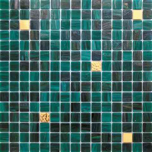 MIX 0.8" Haley(GMC)* Glass Mosaic Tile.