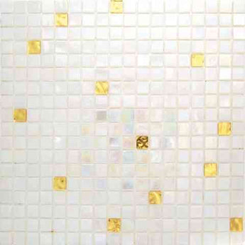 MIX 0.6" 01/Algedi(kit) Glass Mosaic Tile.