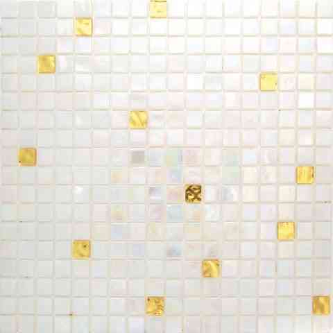 MIX 0.6" 01/Algedi(kit) Glass Mosaic Tile.