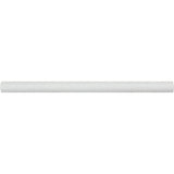 3/4 x 12 Honed Thassos White Marble Bullnose Liner.