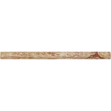 3/4 x 12 Honed Valencia Travertine Bullnose Liner.