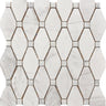 ROCKART LARGE MARBLE RHOMBUS MOSAIC 12X12.