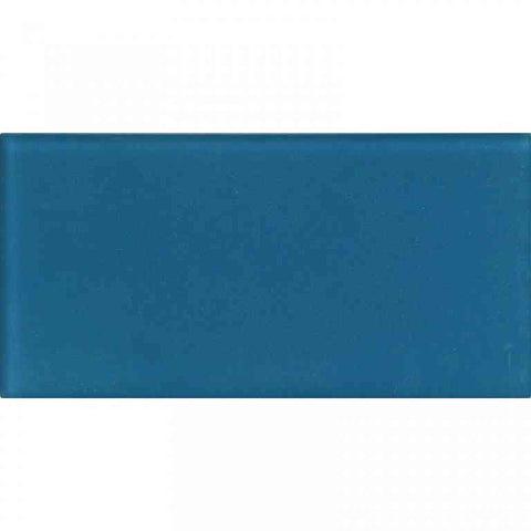 COLOR PALETTE LAGUNA MATTE 3x6 glass Mosaic Tile.