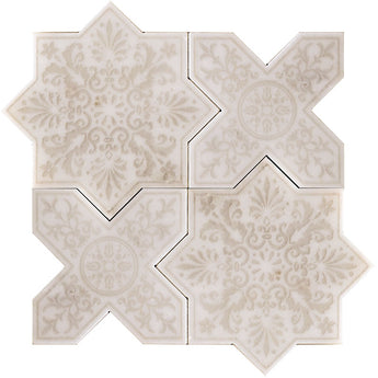 PANTHEON Antico Eastern White Mosaic Tile.