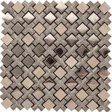 NETHERLANDS AMSTERDAM SILVER glass, resin, stone Mosaic Tile.