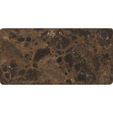3 x 6 Tumbled Emperador Dark Marble Tile.