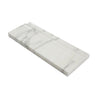 4 3/4 x 12 Polished Calacatta Gold Marble Baseboard Trim.