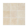 4 x 4 Honed Ivory Travertine Tile.