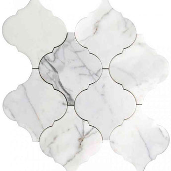 WATERJET TRELLIS 4 stone Mosaic Tile.