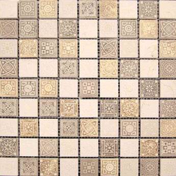 ARTISTIC LEGEND 1 stone Mosaic Tile.