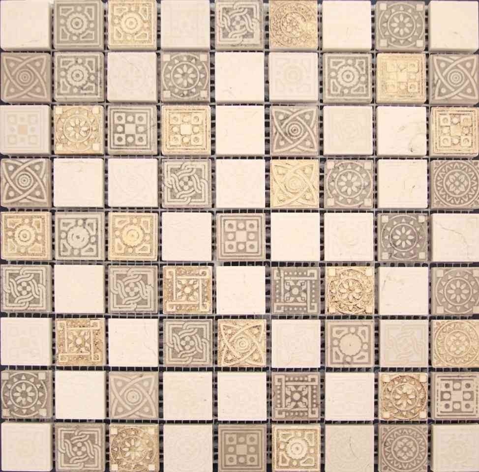 ARTISTIC LEGEND 1 stone Mosaic Tile.