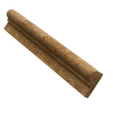 Noce Travertine 2x12 Ogee 1 Step Liner.